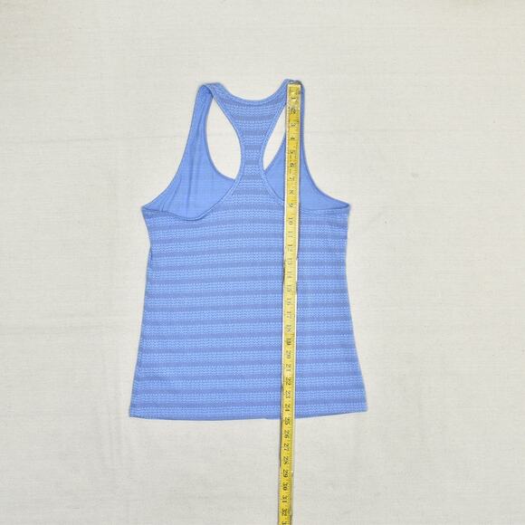 Nike Women Tank Top Crew Neck Dri Fit Athletic Size M Polyester Geometric Swoosh - Picture 6 of 8